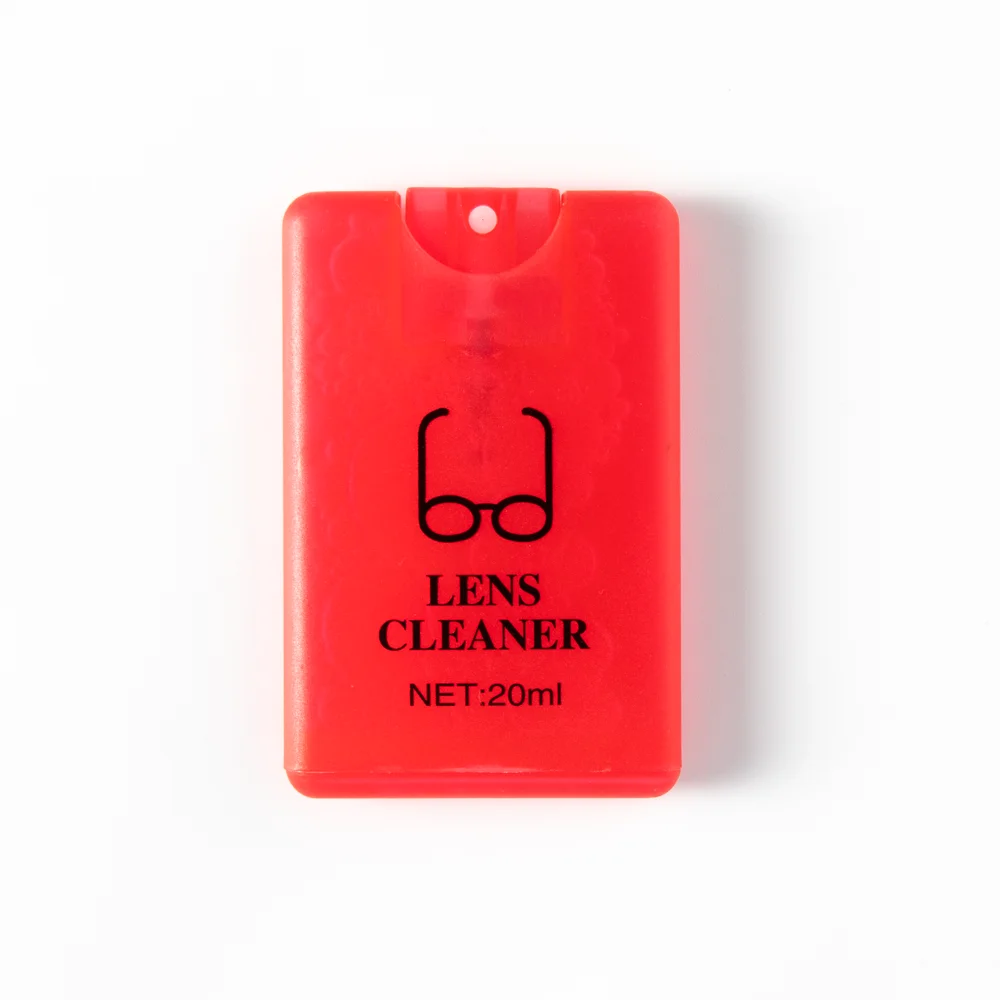 Factory price anti fog card bottle optical cleaning spray