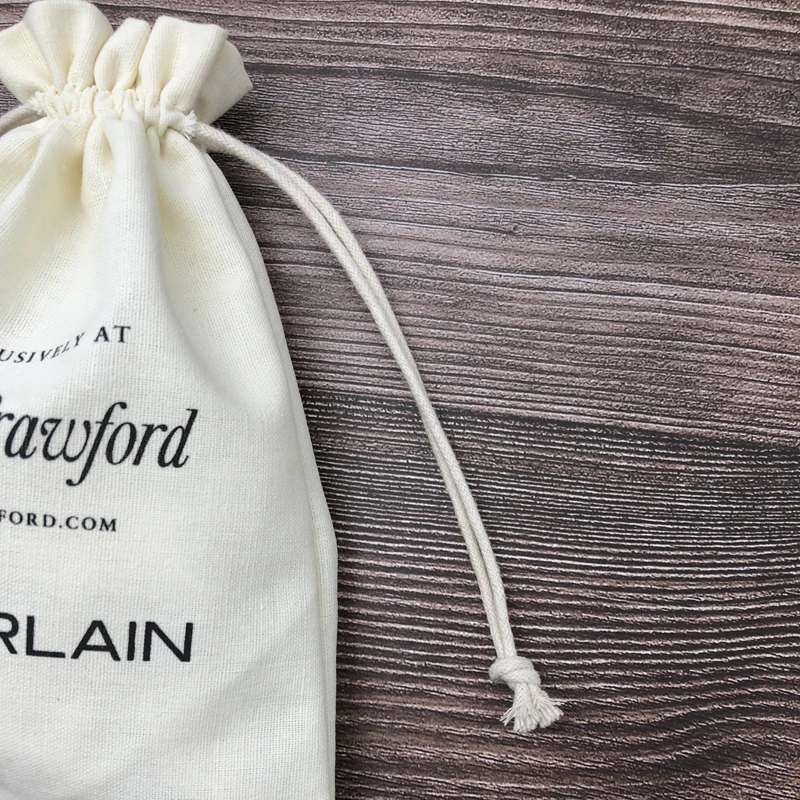 Custom Velvet / Cotton Material Drawstring Bag For Jewellery