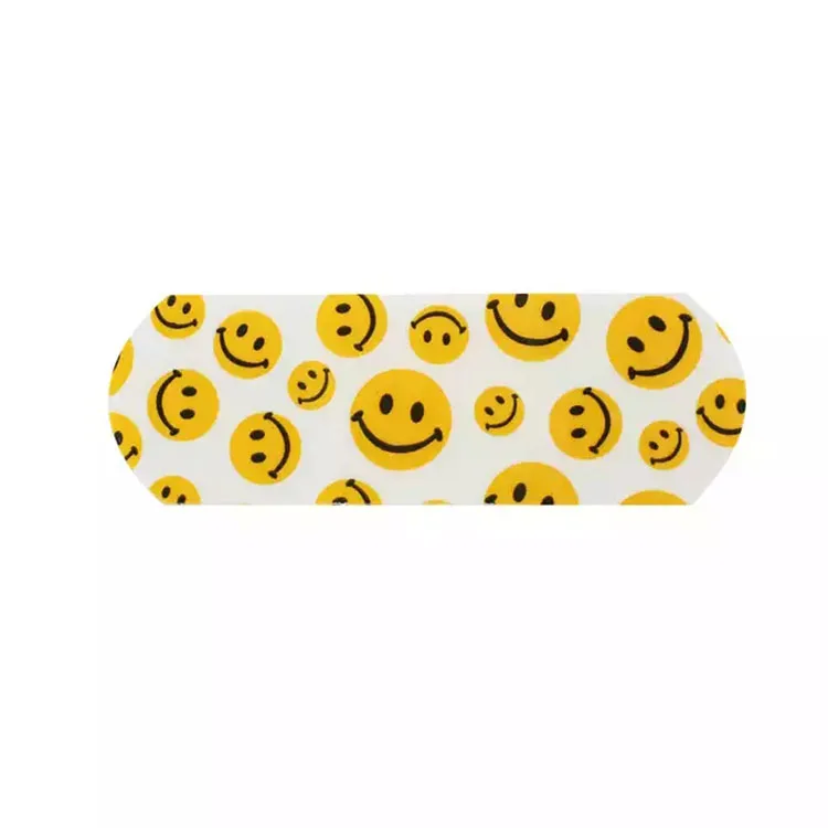 Low price wholesale customize cartoon band aid medical self-adhesive pu colored band aid