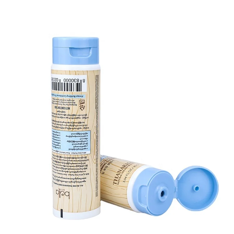 
Wholesale Plastic Squeeze Empty PE Cream Packing Tube For Cosmetic 