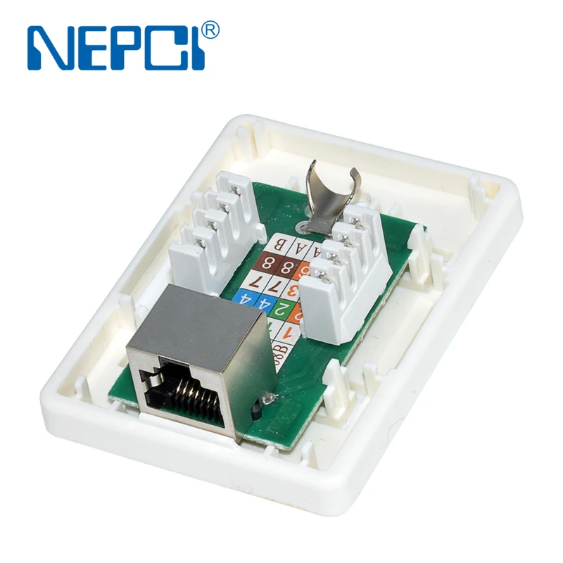 Китайский NEPCI STP CAT6 RJ45 внешний разъем экранированный двойной CAT5E
