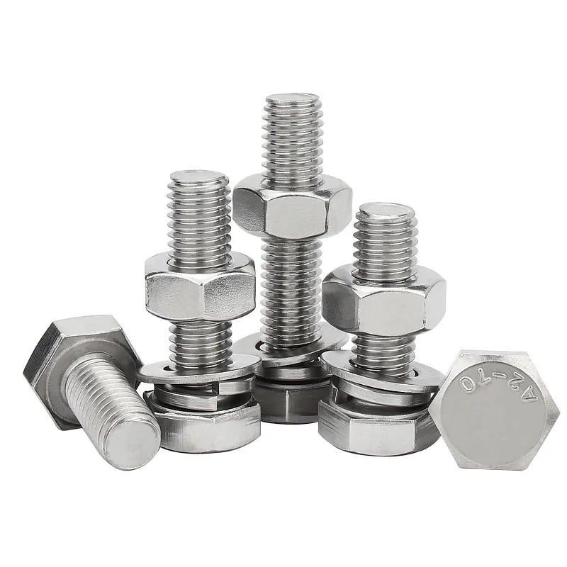 China Manufacturer DIN 933 Stainless Steel Hexagon Head Bolt