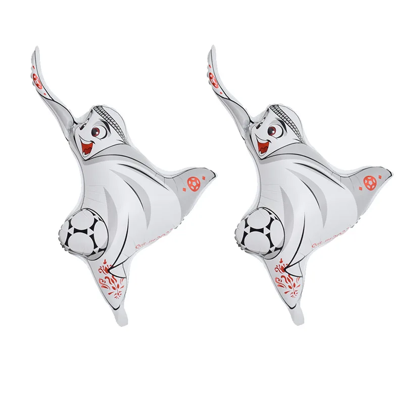 Qatar Football World Cup Reusable  Aluminum Film Balloon Bar Mall Games Party Decoration Supplies