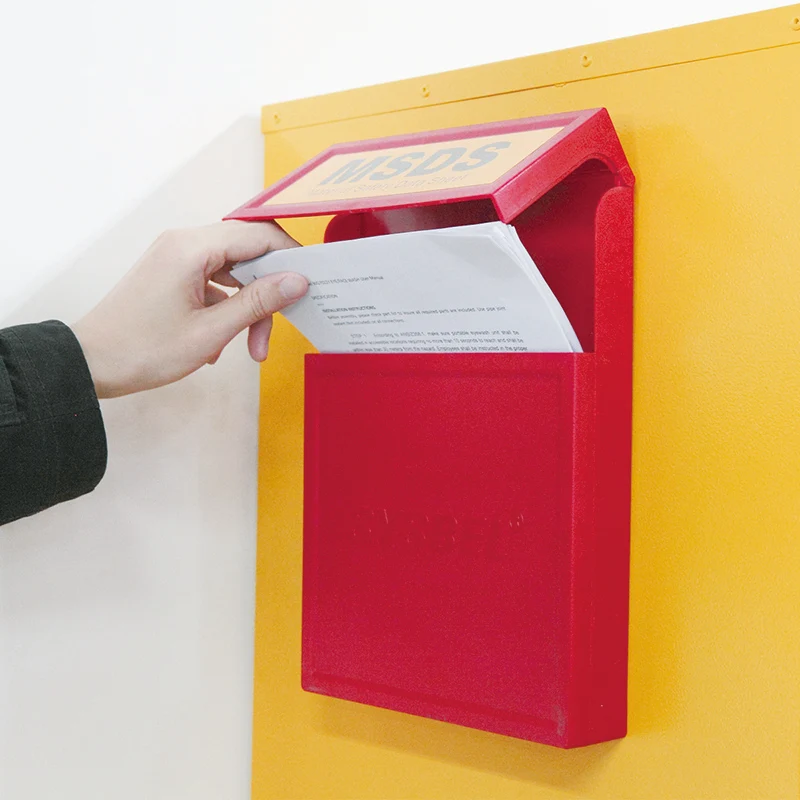 SYSBEL Industry 17Gal 64L 2 Door Yellow Laboratory Fireproof Flammable Storage Cabinet with ce fm