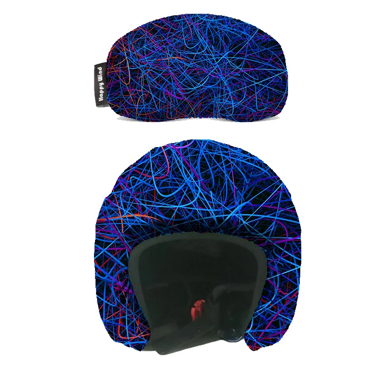 Microfiber Protective Goggle Cover Match To Ski Snowboard Winter Sport Helmet Cover/