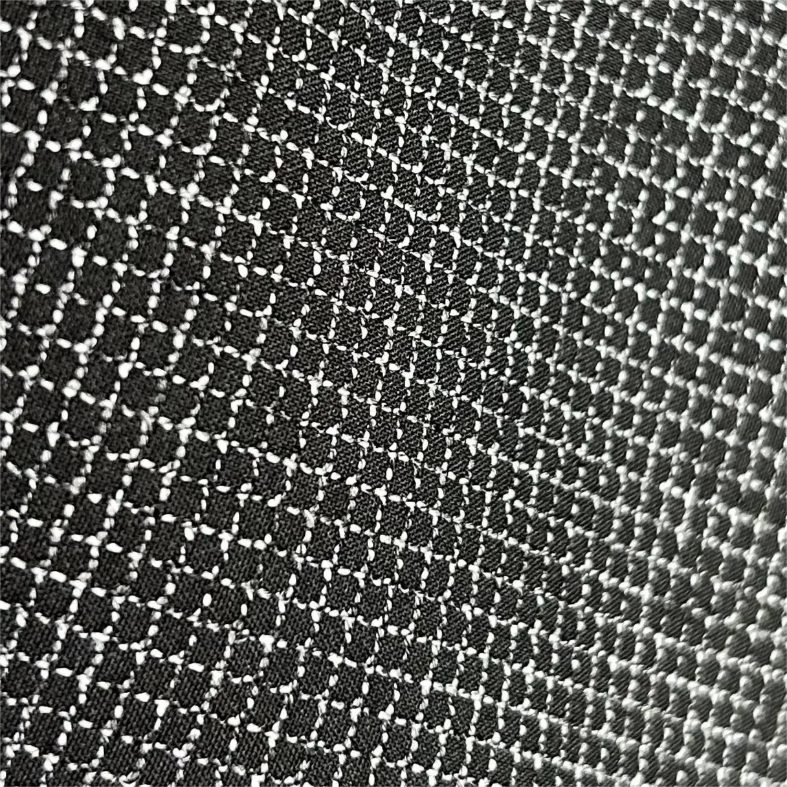 HOT SALE 92%Polyester/8%Spandex 100D melange 4 way stretch fabric+milky TPU water repellent used for GARMENTS & SHIRTS