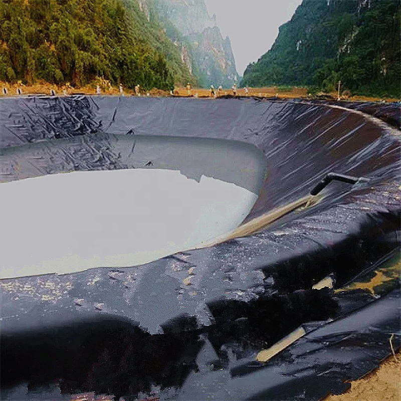 high-density polyethylene film production line 0.2mm-2mm hdpe geomembrane for dam lining