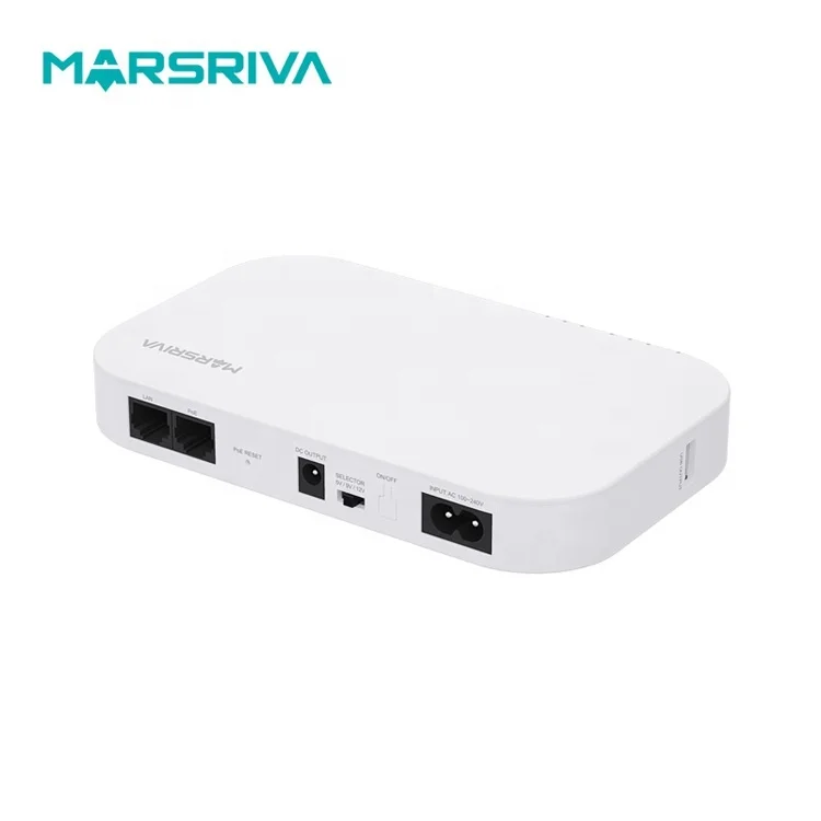 MARSRIVA DC 10000 mAh небольшой источник питания мини-UPS 12V 1A для камеры и Wifi маршрутизатора бесперебойный