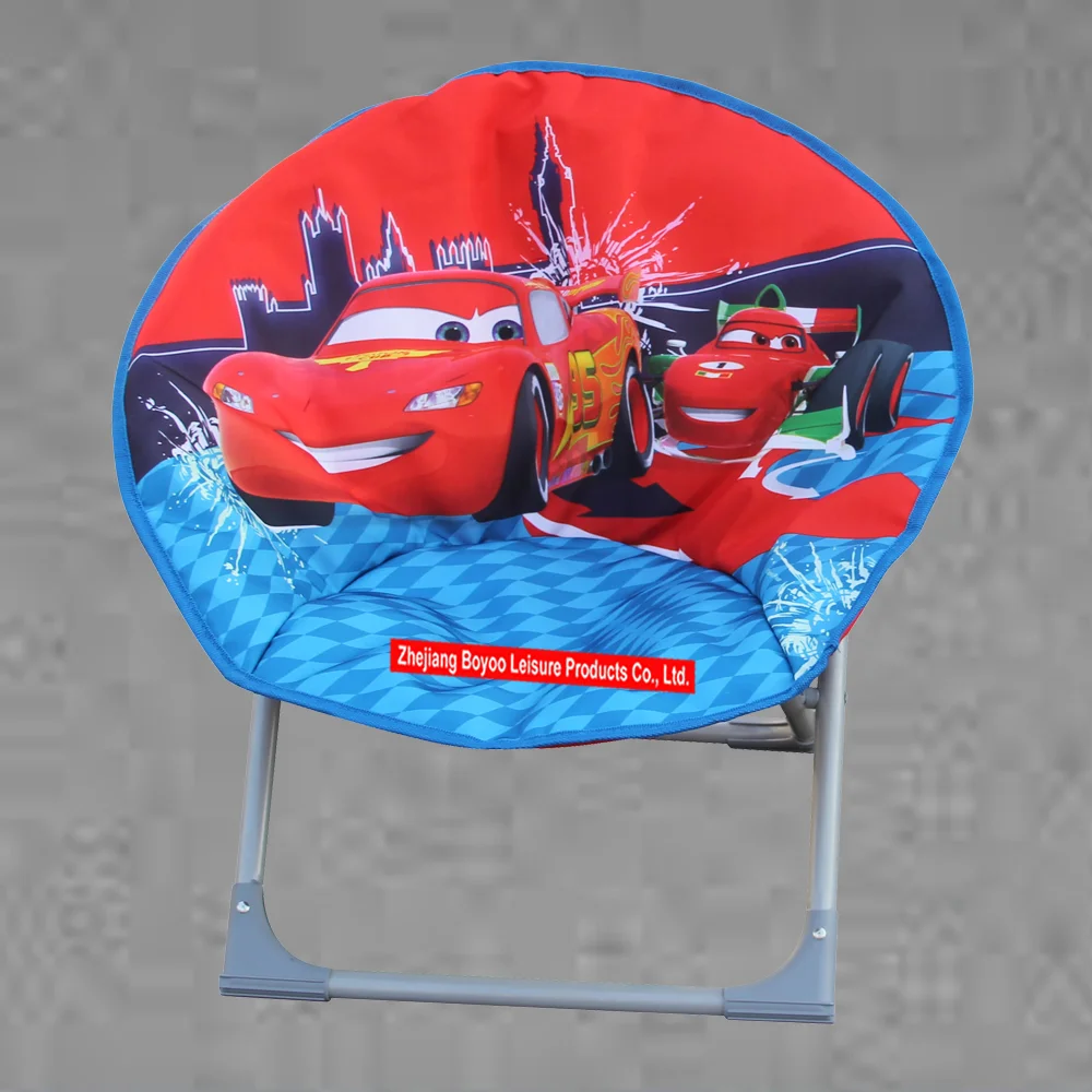 2022  Car Portable Garden Saucer Chair Folding Moon Chair For Kids