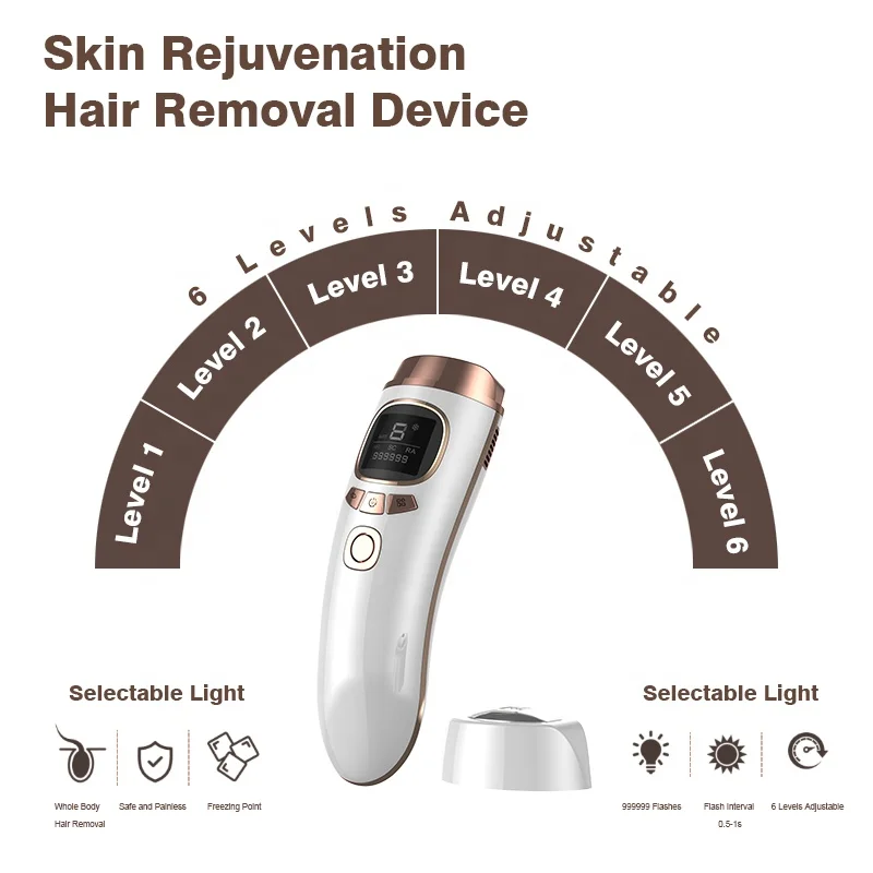 2021 home epilator 999999 flashes ice cool laser face back remover painless permanent hair removal for men