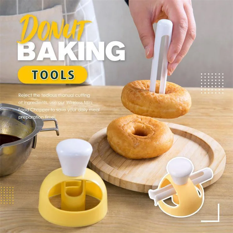 Food Grade Biscuit Donut Mold Donuts Cutter Diy Baking Tool Kitchen Accessories Pastry Cakes Ware Cutter Food Desserts Maker