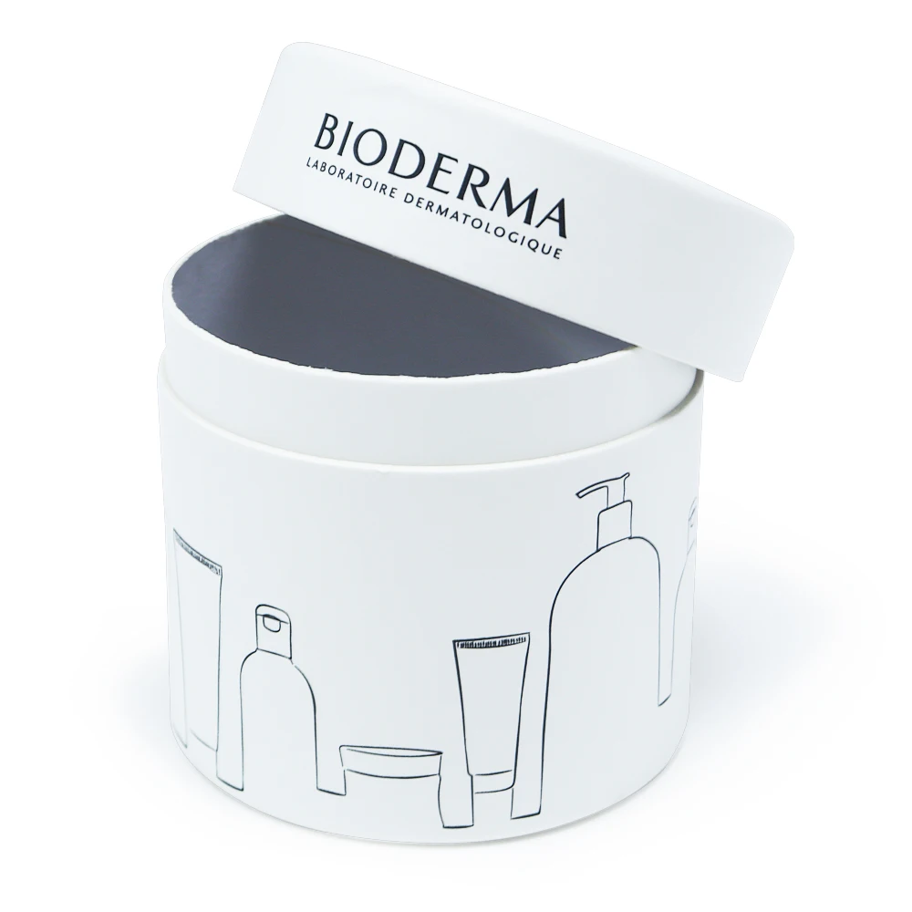 wholesale Custom Printed Creative candle spray cosmetic essential oil bottle  round paper tube packaging boxes