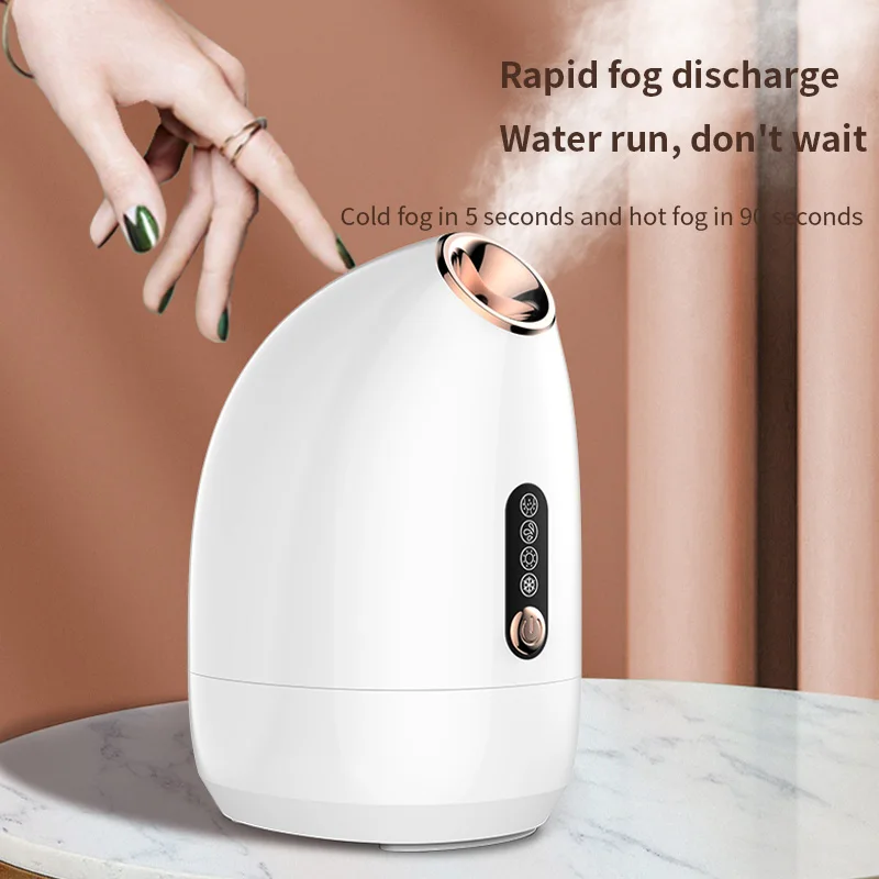 Private Label Nano Ionic Face Steamer for Home Facial Warm Mist Humidifier Facial Steamer