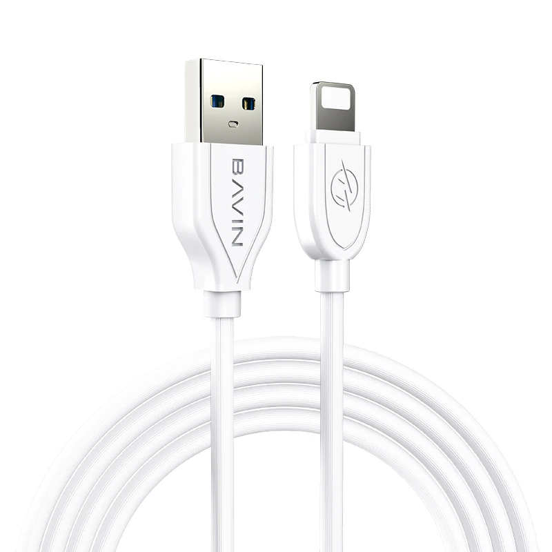 BAVIN Fast Pvc 500mm Data Para 2.4A Charging Cable 2M 1M 1.5M Usb  Charger Cord DATA Cable For mobile phone CB071