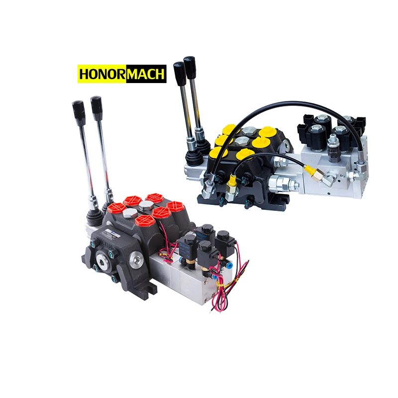 Mini Excavator Electric Controlled 12V Hydraulic Directional Valve Hydraulic Control Valve Product Category