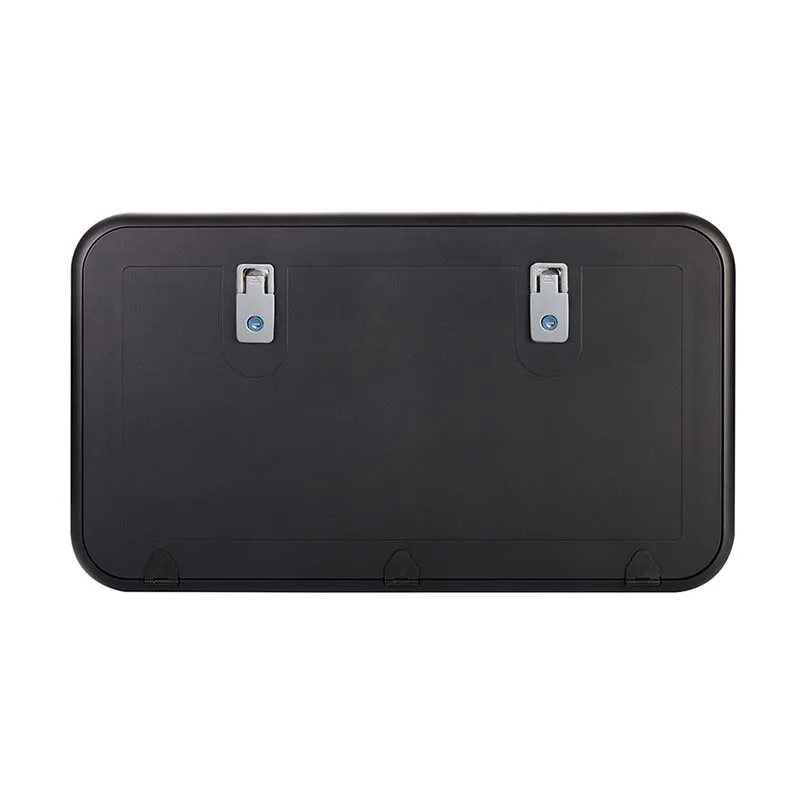 Black Access Door for RV Caravan, ASA Plastic Hatch Door 700x395mm