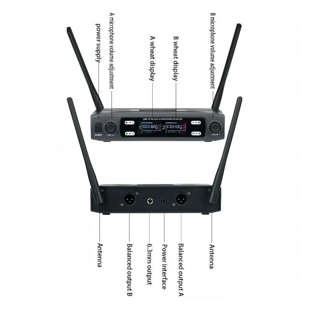 Hot Selling Hot Sale Wireless Microphone For Stage With Low Price Fm Microphone Wireless