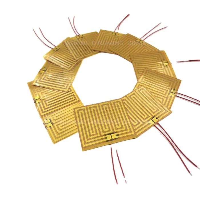 3.7v 5v 7.4v 9v 12v 24v 36v 48v 60v polyimide film heater