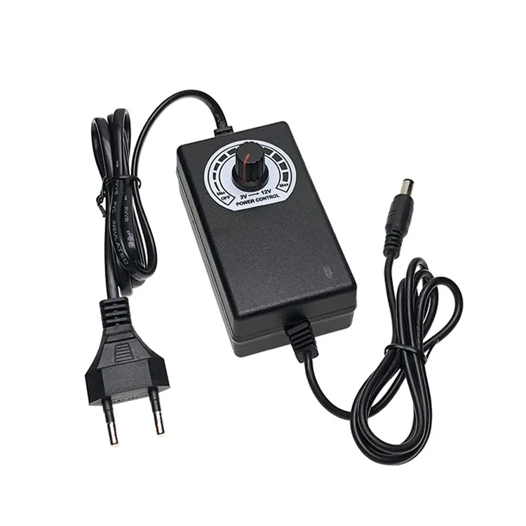 Adjustable 3-12V 2A  /6W~24W  Power Adapter for led product or cctv Laptop Desktop Speed regulating, temperature regulating