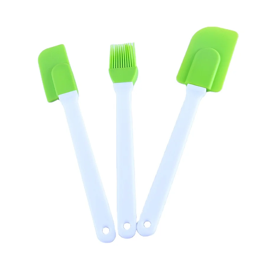Amazon Top Seller Spatula Set Silicone Handle Utensils Spatula Spoon Set With Color Handle