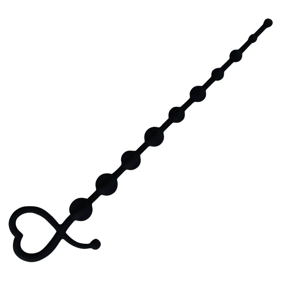  Лидер продаж на Amazon Ebay секс-игрушка для точки G Анальная пробка черные анальные бусины