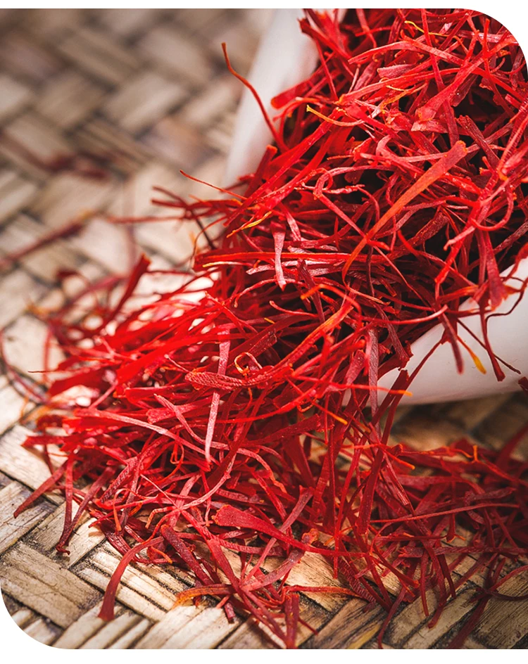 Organic Natural High Quality Spanish Saffron Red Dry Place Single Herbs Customization Pure Wholesale Zaffron Super Negin Saffron