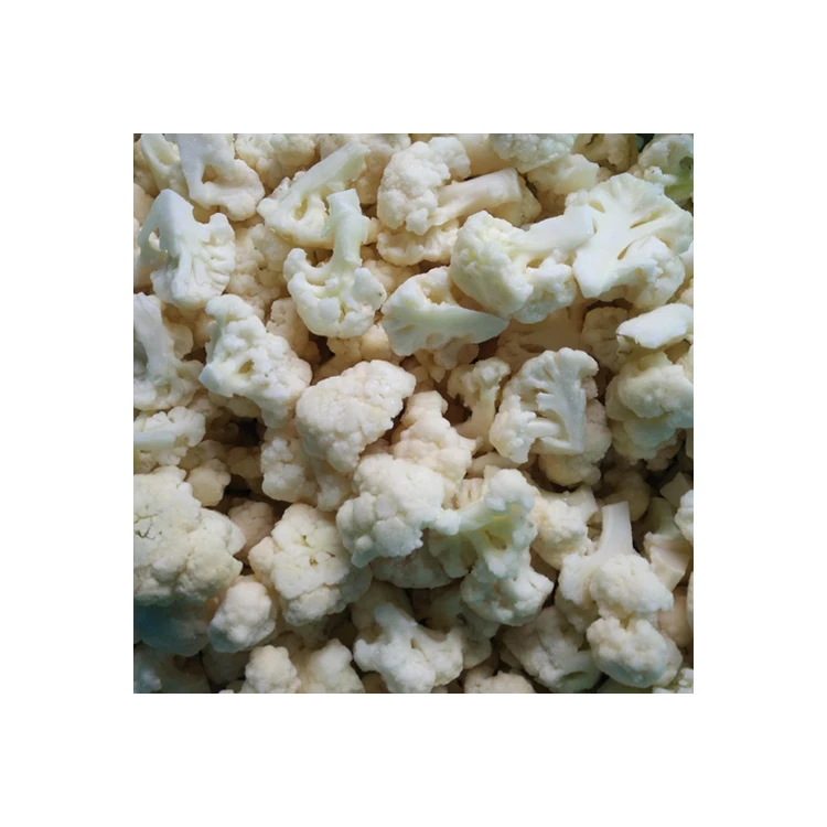 Wholesale high quality frozen bulk white cauliflower iqf frozen cauliflower cut
