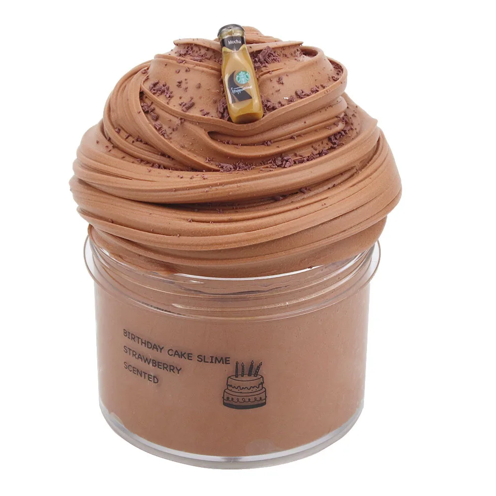 70ml Candy Butter Fluffy Slime Supplies Toys Polymer Clay Additive Putty Soft Light Plasticine For Slime Charms Gum Antistress