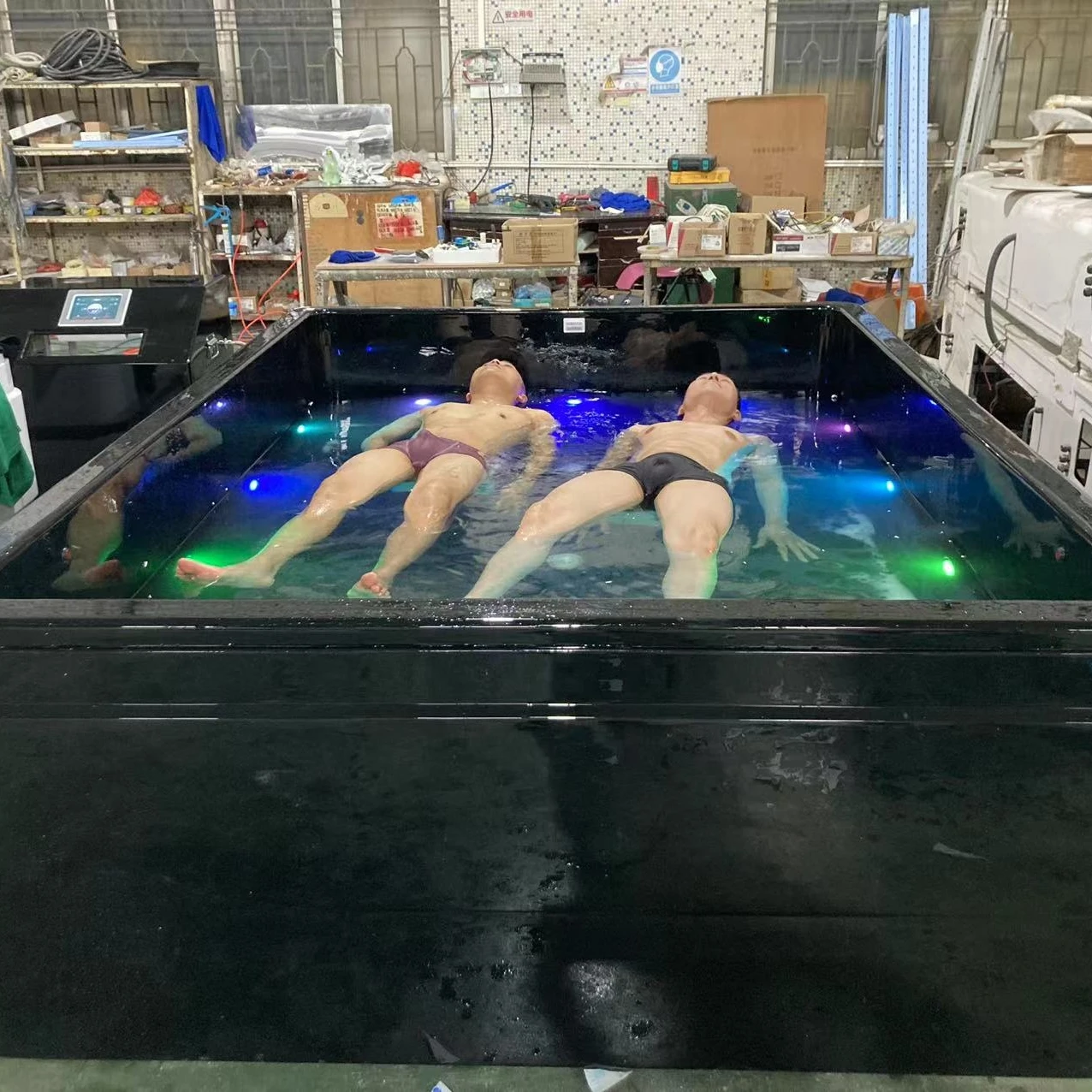 3D big zero-gravity filter salt water floating healthy therapy body relax detox swim sleep sensory deprivation tank spa capsule