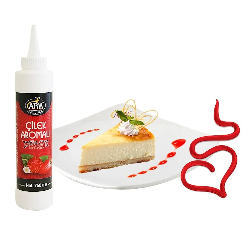 APM Strawberry Flavored Decor Sauce For Pastry And Confectionery Sectors And Industries