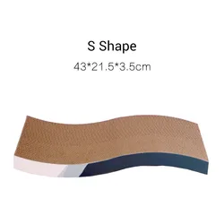 Cat Toys New Shape Claw Sharpener Large Wear-resistant Corrugated Paper Cat Claw Board High Quality Cat Scratching Board