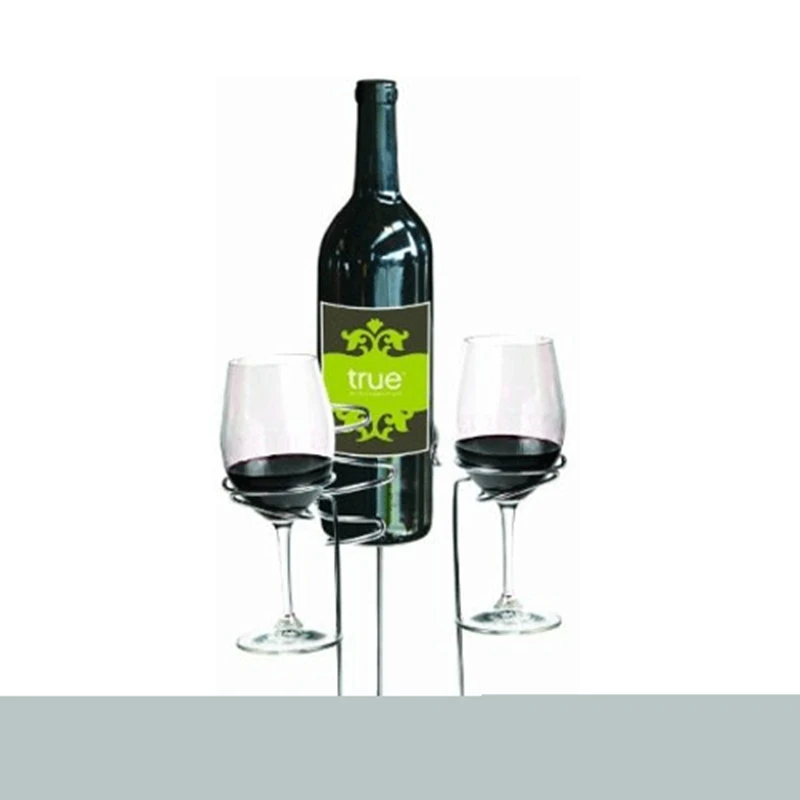 Пикник Стикс открытый двор Drink Wine стеклянные бутылки держатели на открытом воздухе ставки