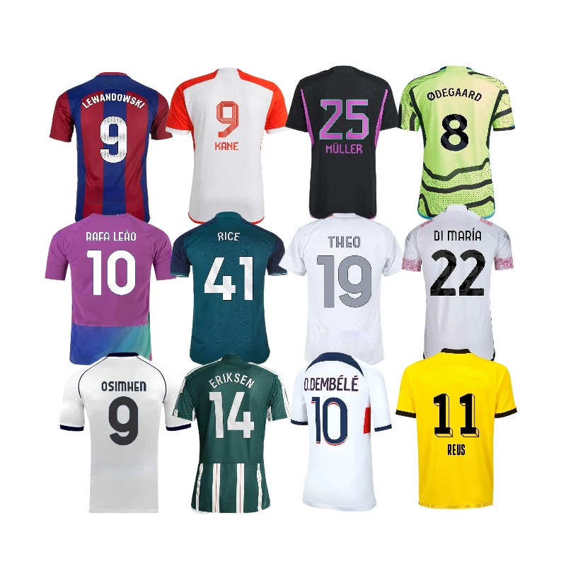 Wholesale Team Shirt National Football Soccer Jersey Soccer Wear Player Version Football Shirt Polyester Soccer Uniform