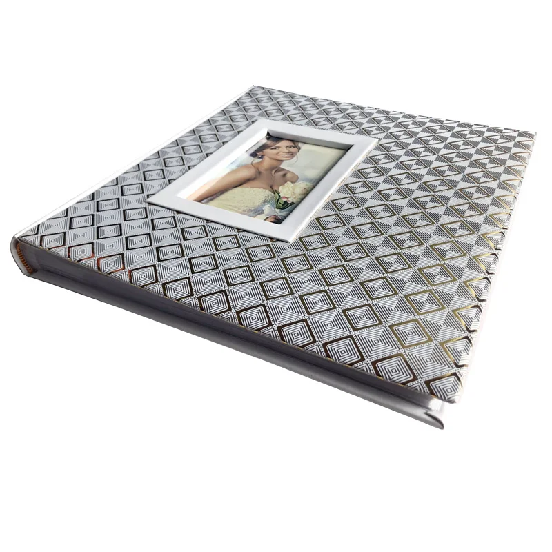 Leather wholesale personalized 50 memo pages  Photo Album 5x 7inch