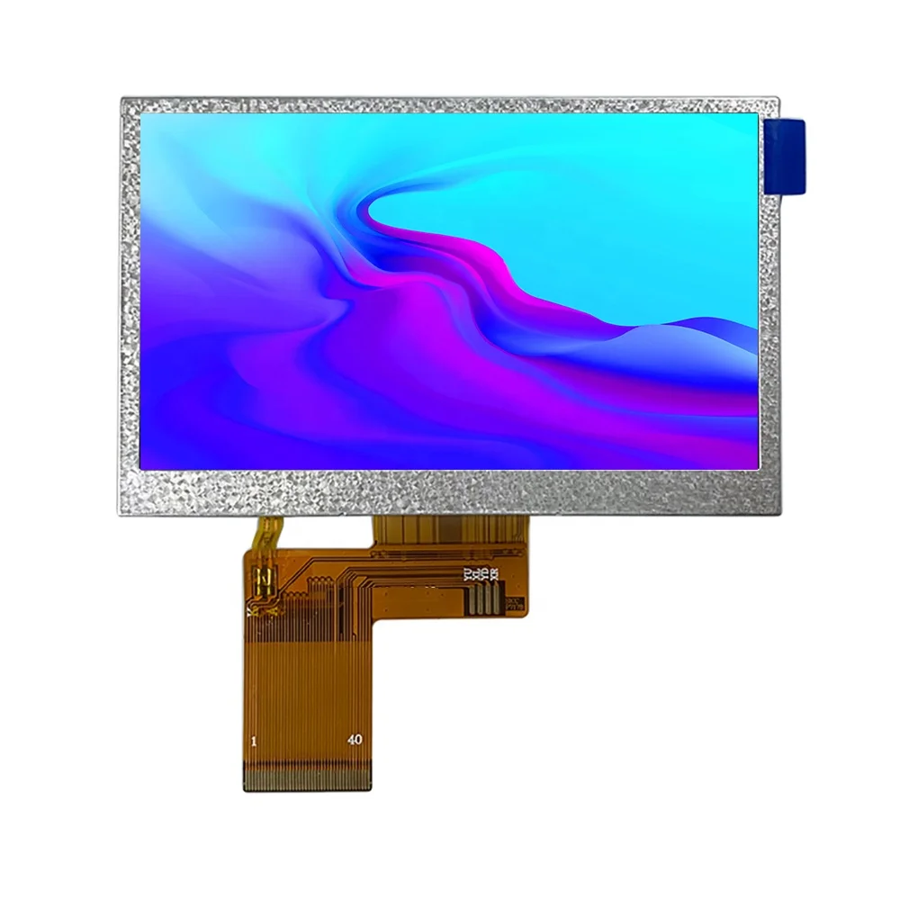 4.3 Inch 480X272 IPS TFT Module All Viewing St7283 Driver 40 Pin LCD Display