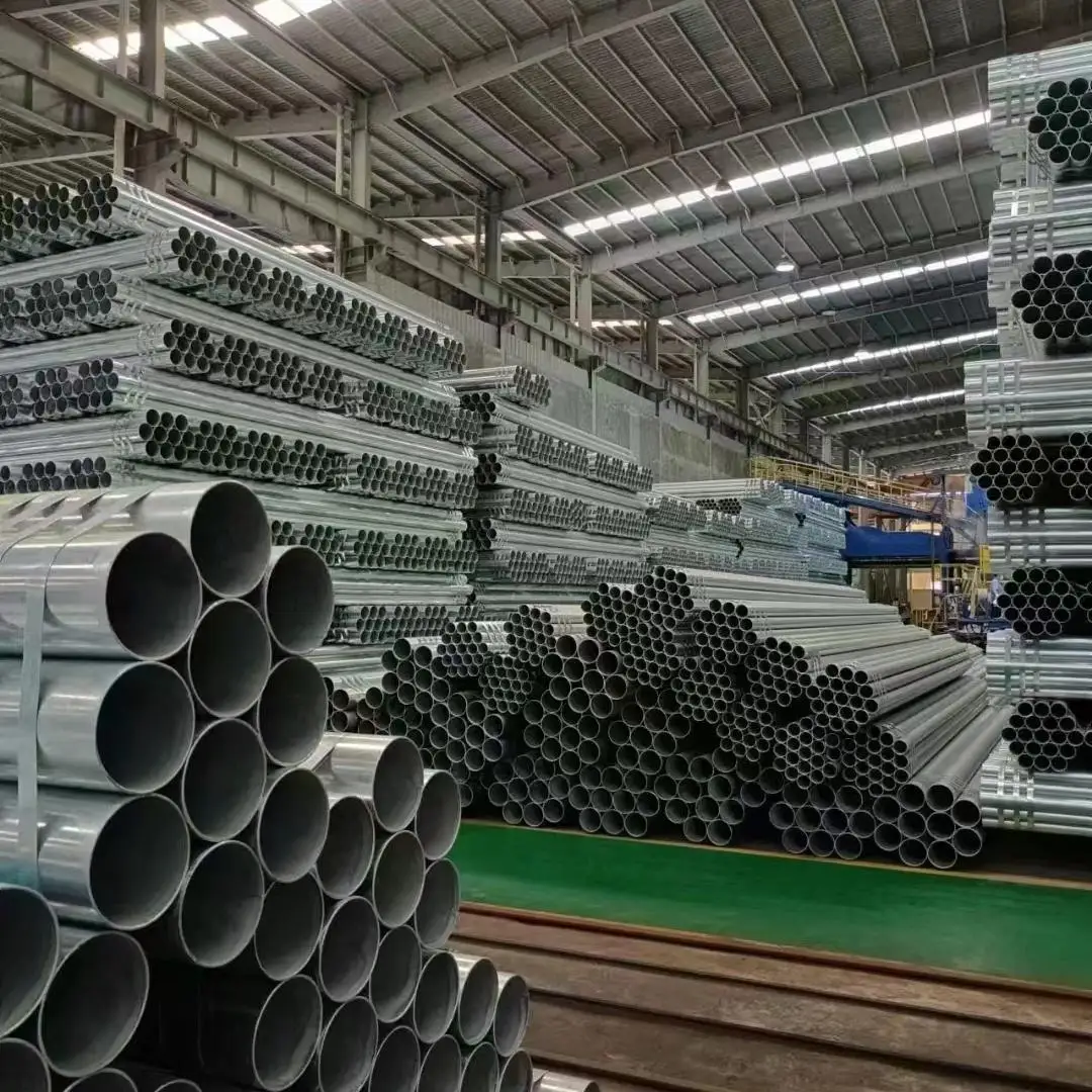 Wholesale price Q345 Grade Carbon Steel Pipe 0.8mm Thickness Galvanized Coated Section Shape 6m Length