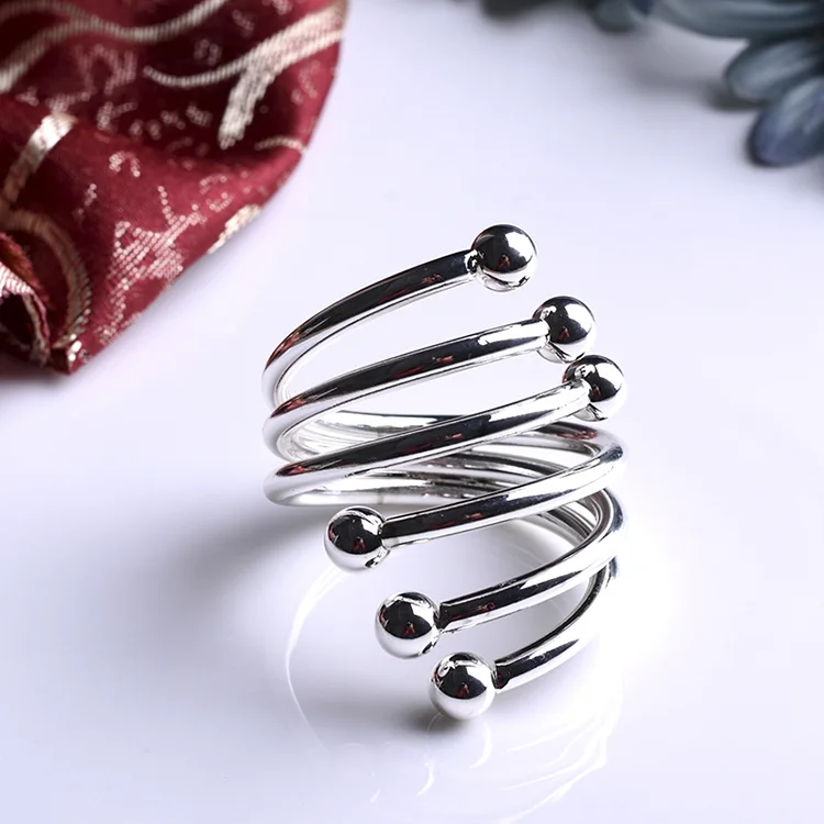 K & B European Light Luxury Kitchen Restaurant Wedding Gold Table Napkin Ring