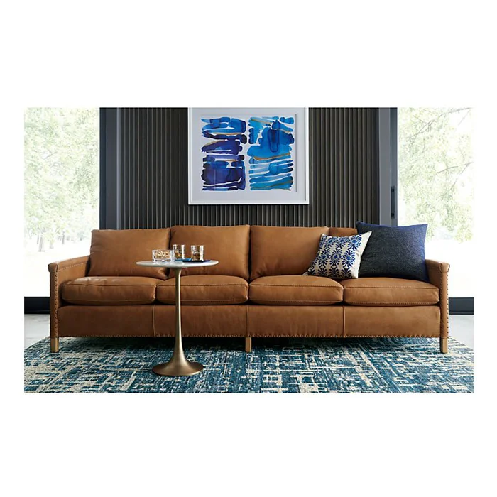 Custom cut marble coffee table