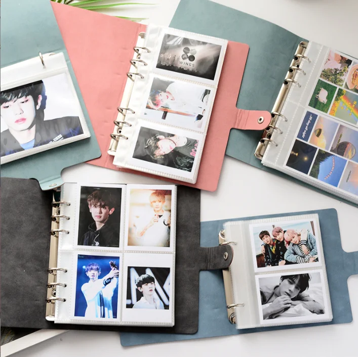 Custom collect Kpop book album 3inch instax mini film album 32 64 pockets instax kpop photo album
