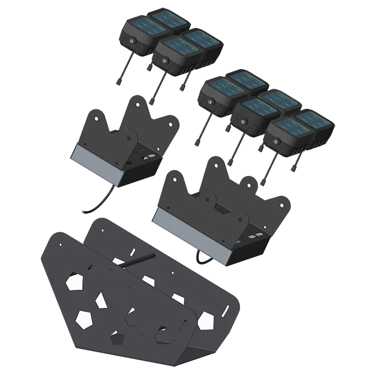 2 градуса 2D прожектор 250 Вт RGBWW настраиваемый белый DMX512 DALI IP66 башня водонепроницаемый