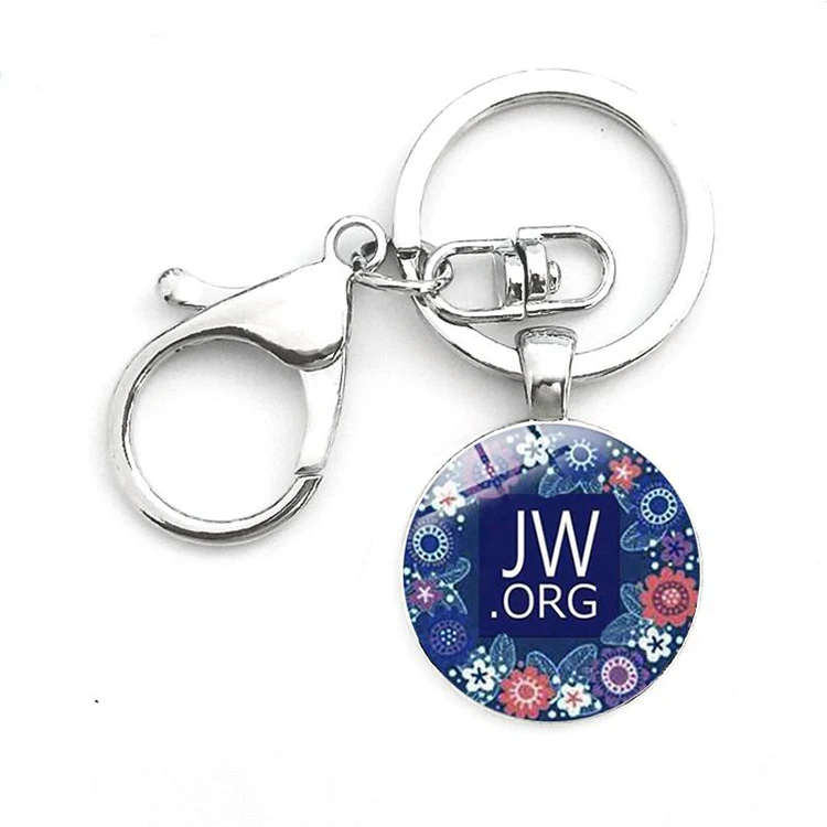 Hot sell enamel custom jw org keychain