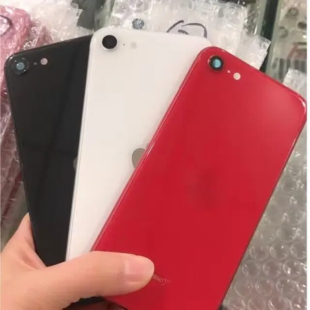 wholesale For iPhone SE 2020  Battery Back Cover Middle Chassis Frame SIM Tray Side Key Parts Assembly