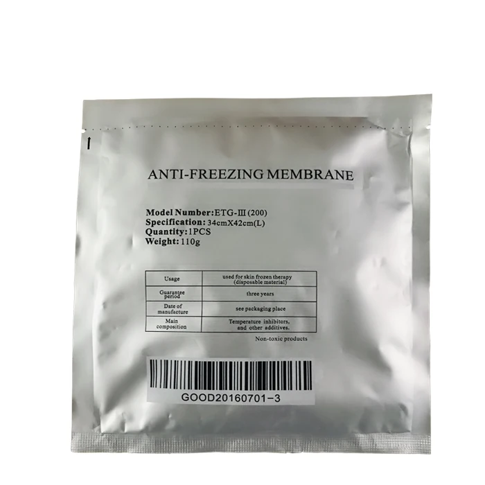  34*42 freezefats антифриз мембраны 110 г криолиполиз гелевые прокладки cryo pad Мембрана для