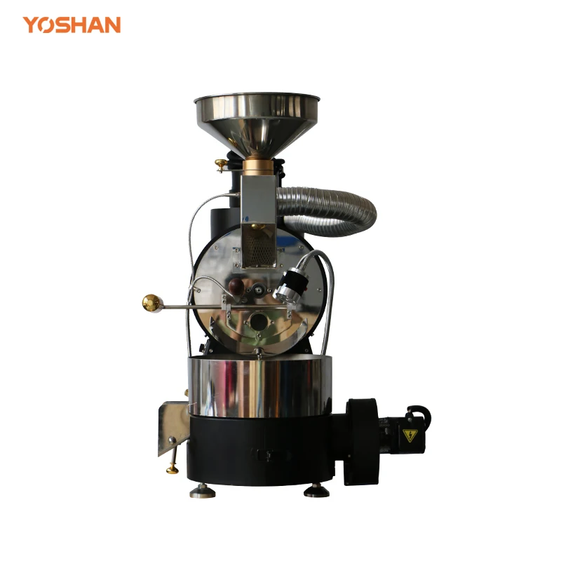 Новейший газовый Электрический ростер кофейных зерен небольшой емкости 1 кг для домашнего использования на продажу