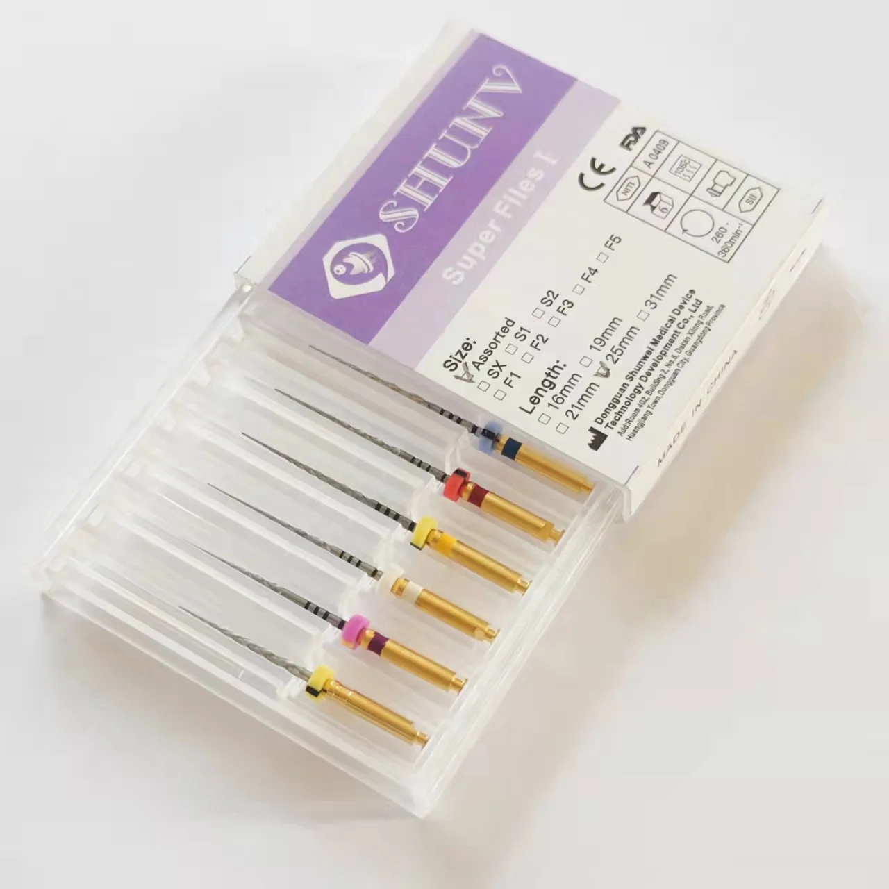 Factory price high quality dental instrument NiTi alloy Super Files for endodontics root canal treatment