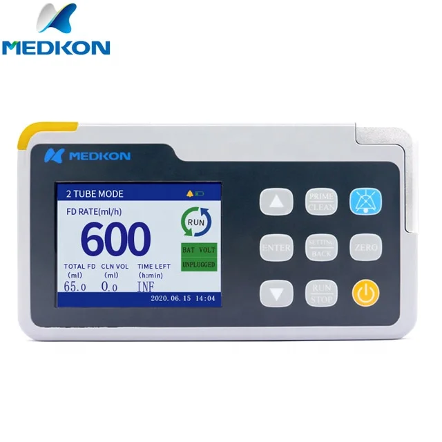 
CE Certificated Portable Medical Electric Infusion Enteral Feeding Pump with Touch Screen for Hospital and Clinic 