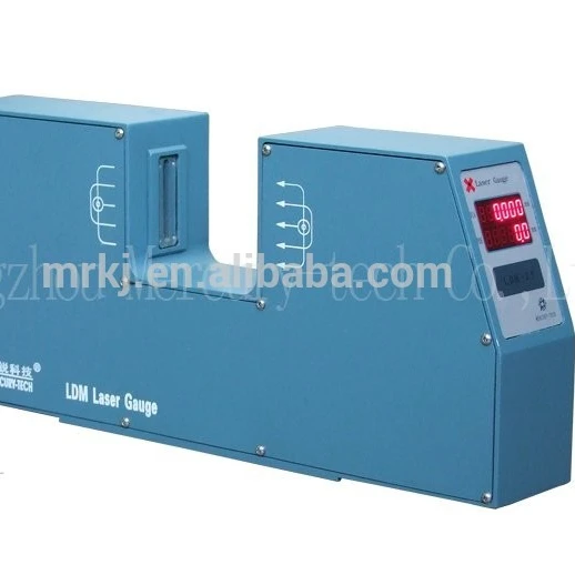 Измерительное устройство для лазерного измерения толщины ткани и бумаги