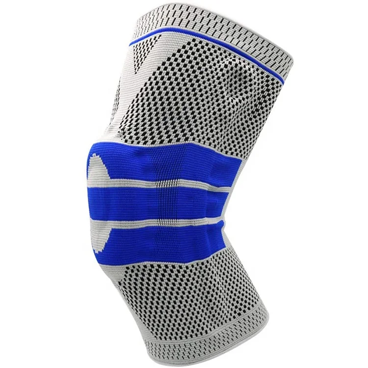 Adjustable Kneepads Basketball Ksupport Compression Silicone Volleyball Knee  pad Spring Knee