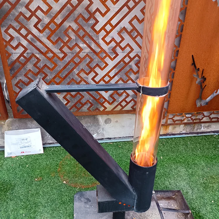 Outdoor New energy biological Wood Pellet Stove Garden Patio Heaters Wholesale Wood Burn Stove
