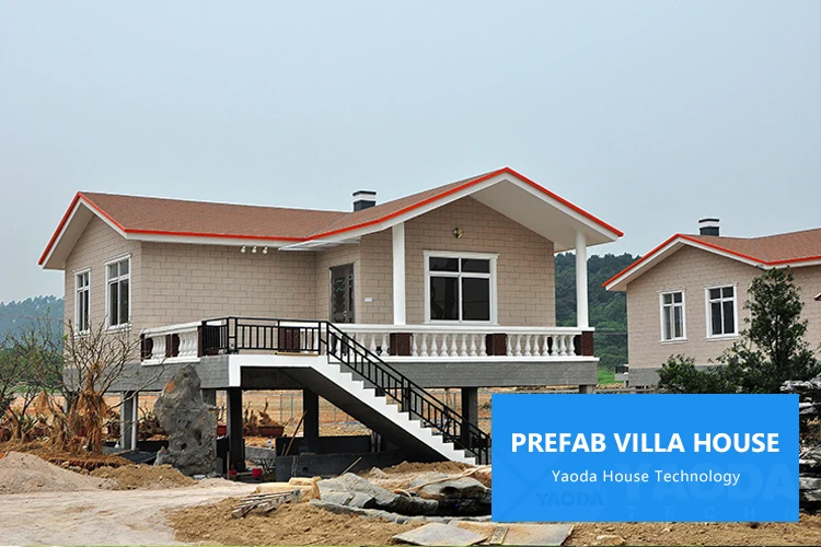 Luxury Modern Prefab Villa Home Light Steel Prefab Villachinese Wholesalers For Sale